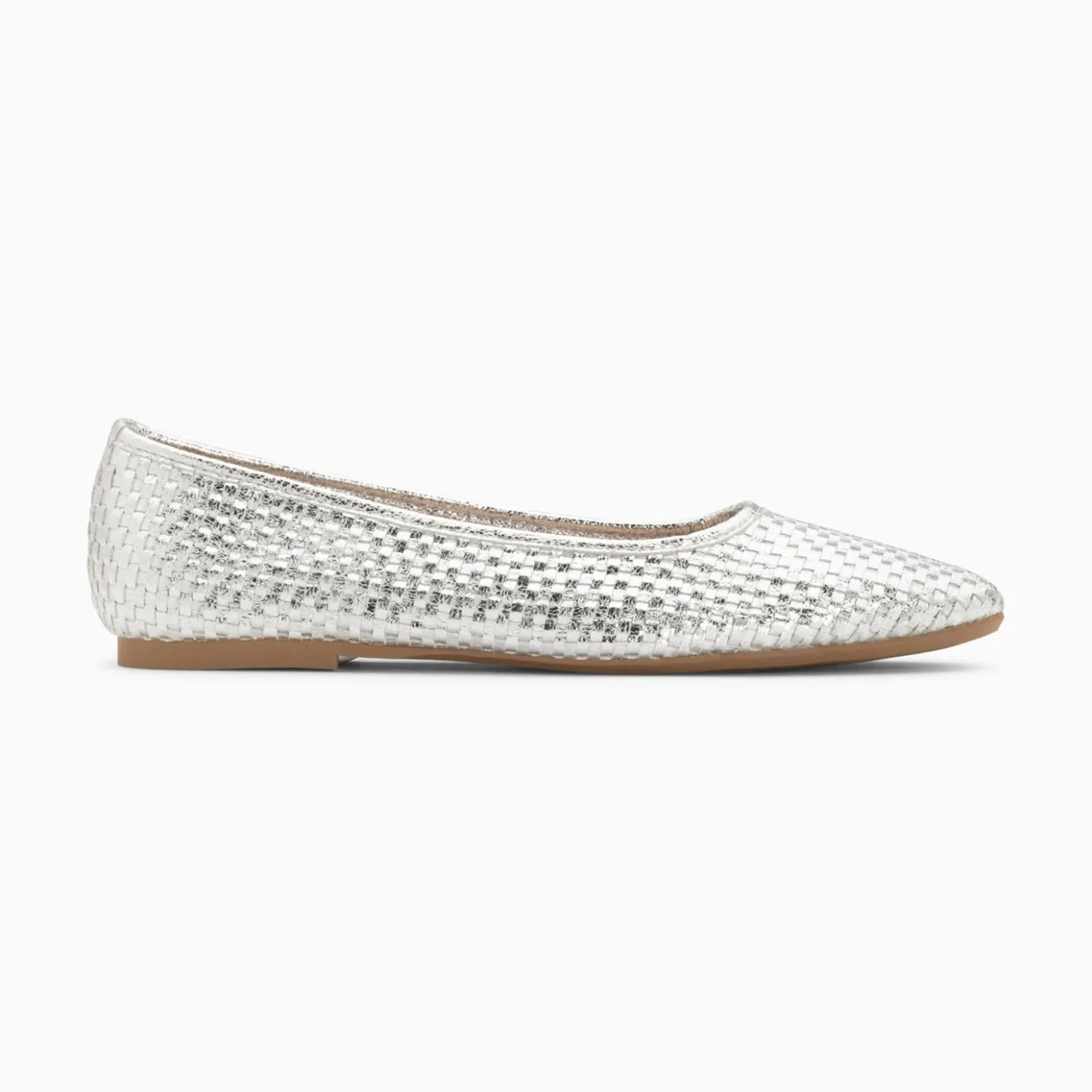 Vanessa Wu Mocassins, Derbies, Ballerines | Ballerines Provence Tressees Argent