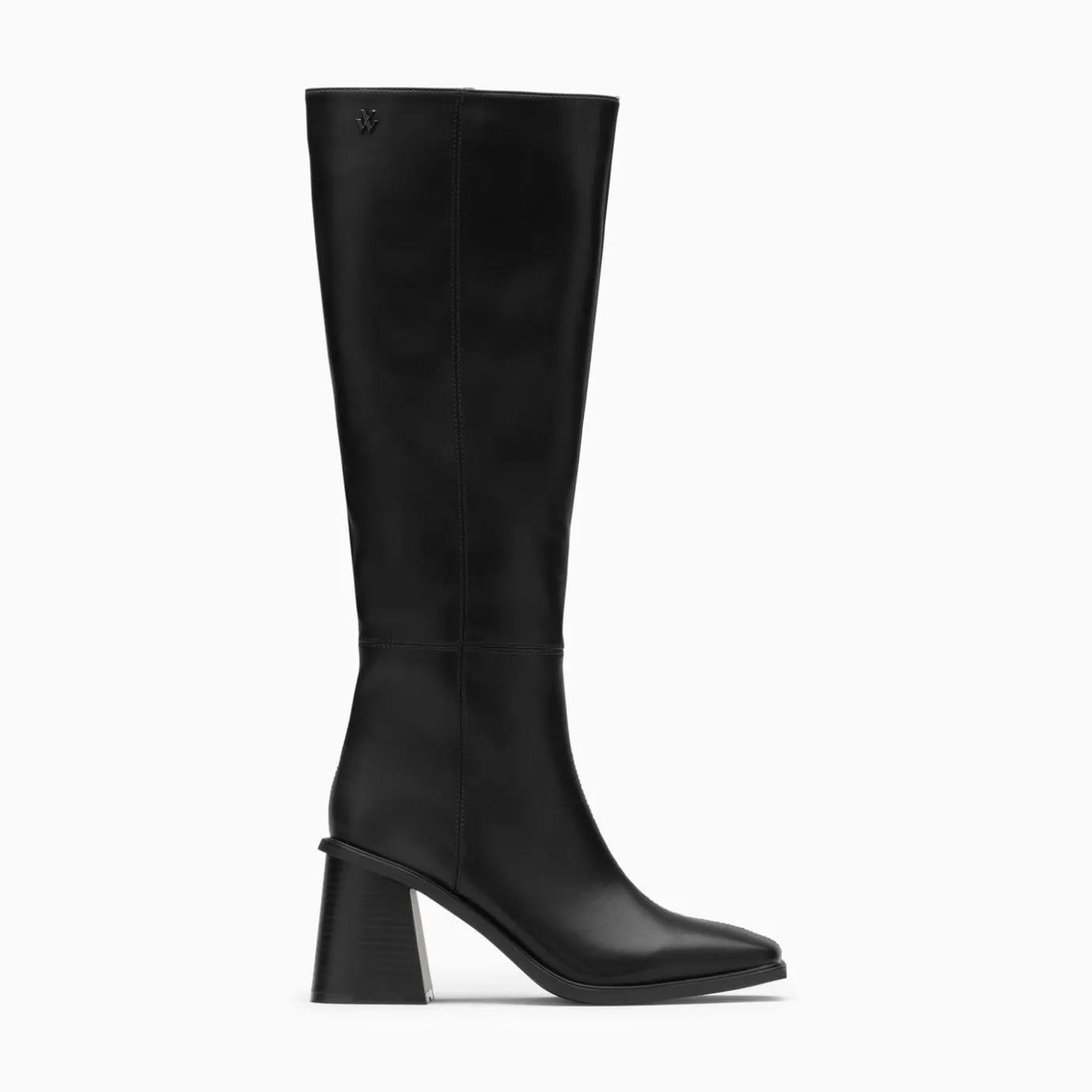 Vanessa Wu Bottes, Cuissardes | Bottes Rita Noires A Talon Trapeze