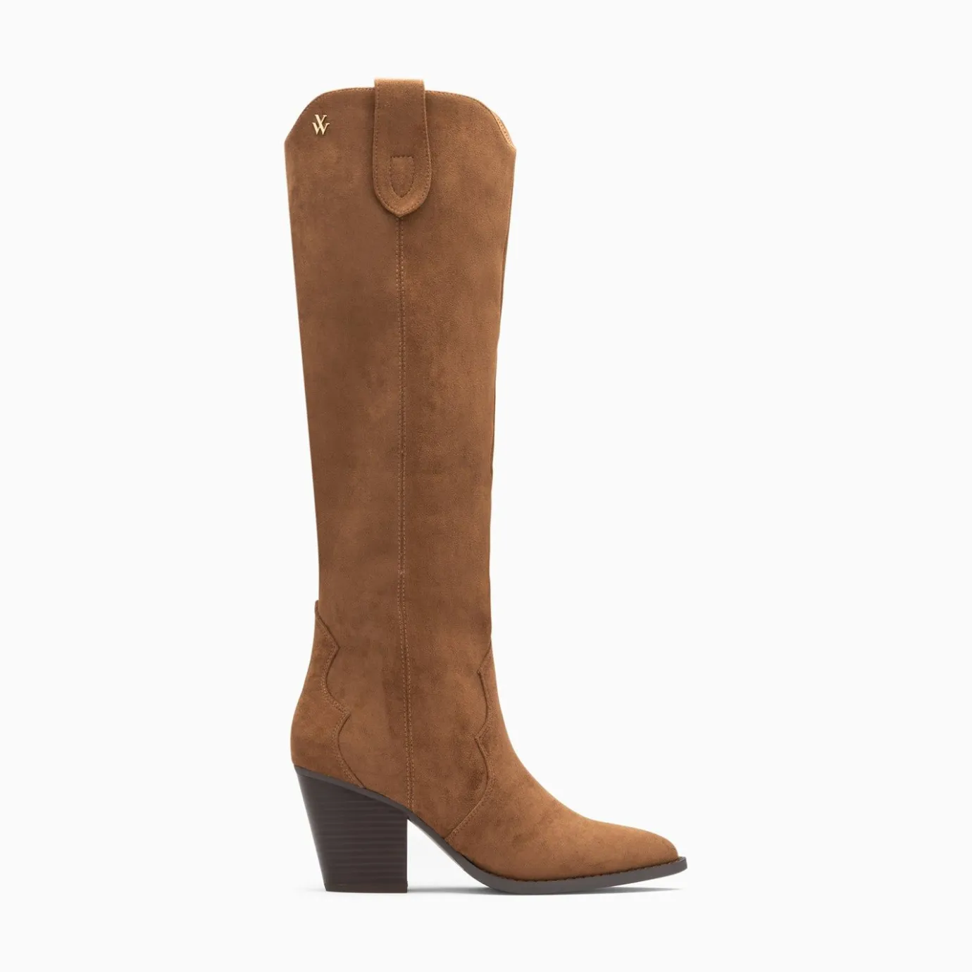 Vanessa Wu Bottes, Cuissardes | Bottes Santiags Sharon Camel A Talon