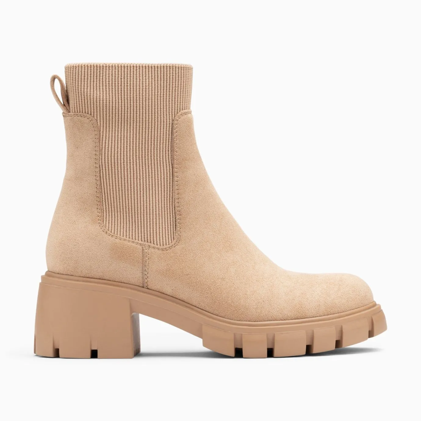 Vanessa Wu Bottines | Bottines Chelsea Valerie Beige A Talon Crante