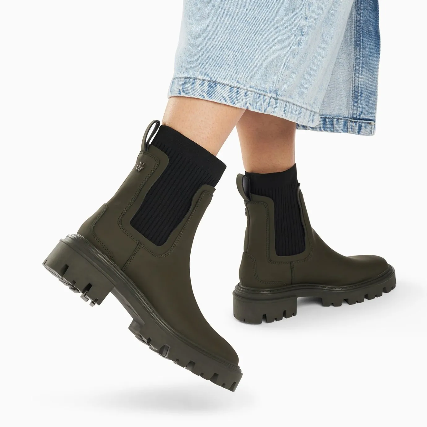 Vanessa Wu Bottines | Bottines De Pluie Coline Kaki