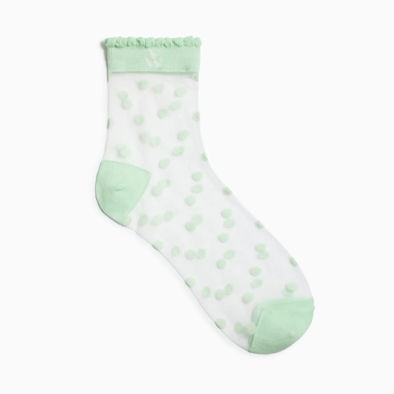 Vanessa Wu Chaussettes | Chaussettes A Pois Vertes Prescription Lab X