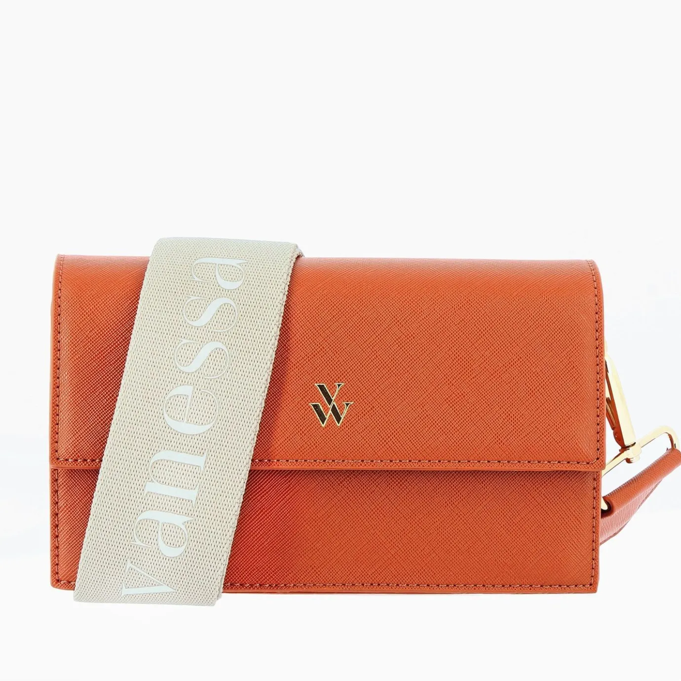 Vanessa Wu Sacs | Petit Sac Lia Orange A Rabat