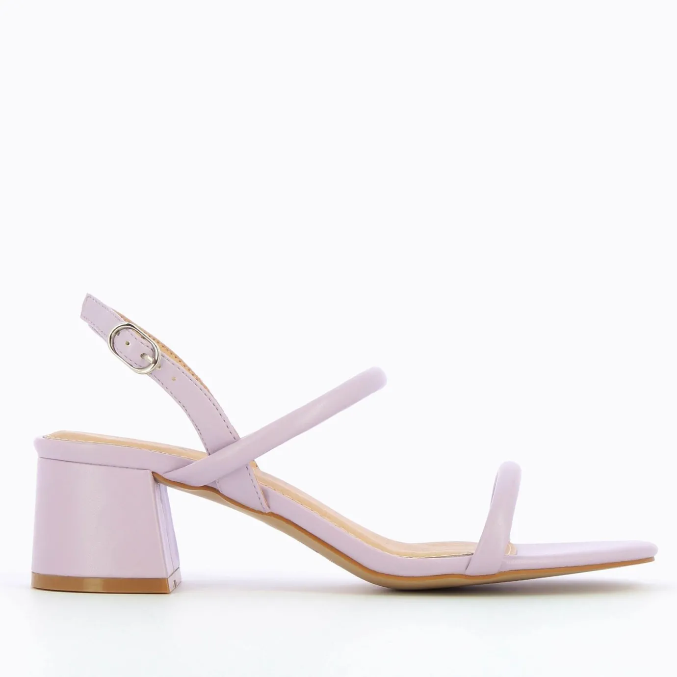 Vanessa Wu Sandales À Talon, Compensées | Sandales A Talon Minimalistes Oriane Lilas